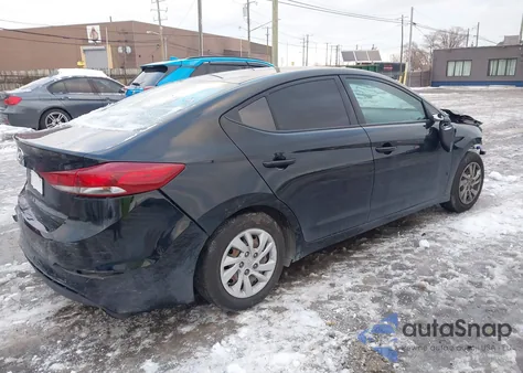2018 Hyundai Elantra Se from USA, damaged, VIN 5NPD74LF1JH354599